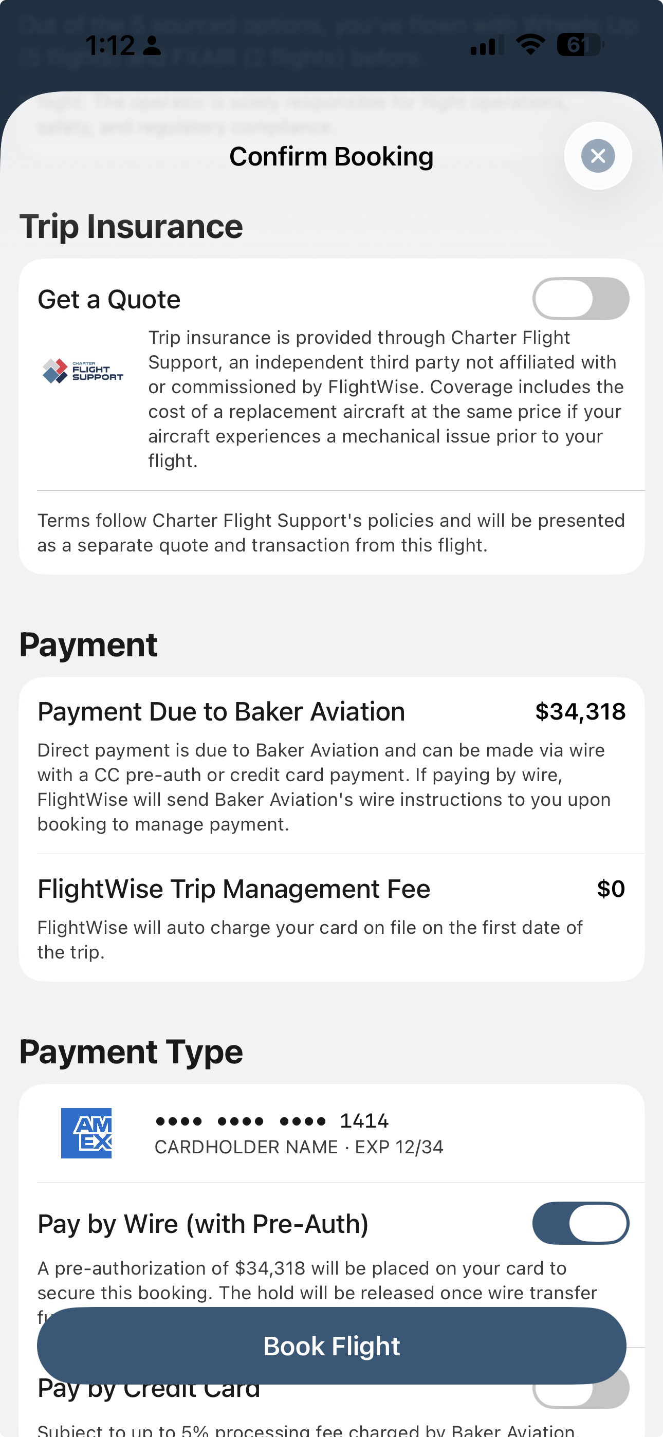 One-Click Booking